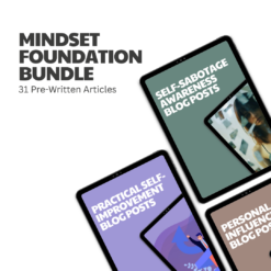 Mindset Foundation Bundle – 31 Pre-Written Articles
