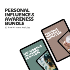 Personal Influence & Awareness Bundle – 13 Pre-Written Articles